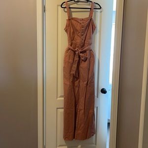 Never worn Anthropology jumpsuit with wide leg